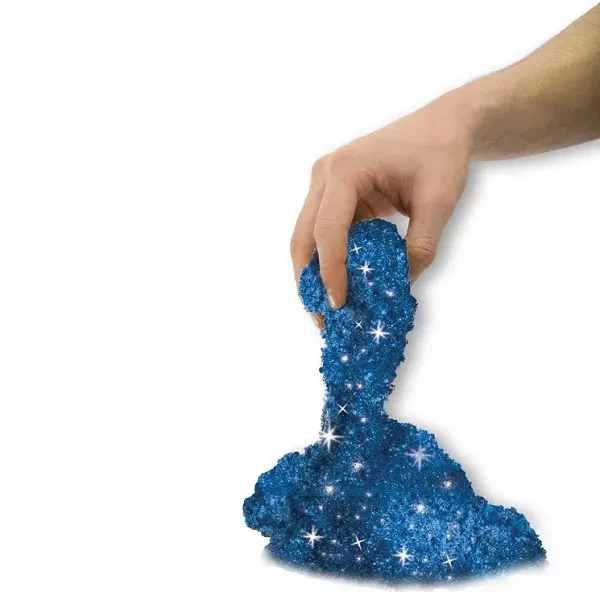 Песок для детского творчества - KINETIC SAND METALLIC (синий, 454 г) - 2