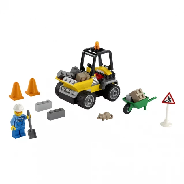 Конструктор LEGO City Пикап для дорожных работ (60284) - 3