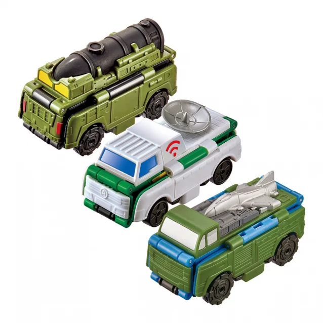 Машинки-трансформеры Transracers Военный транспорт 2 в 1 (YW463882) - 1