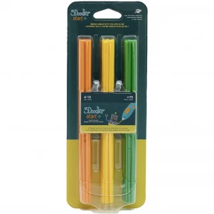 Стрижні для 3D-ручки 3Doodler Start Мікс 75 шт: помаранчевий, жовтий, зелений (3DS-ECO-MIX2-75)