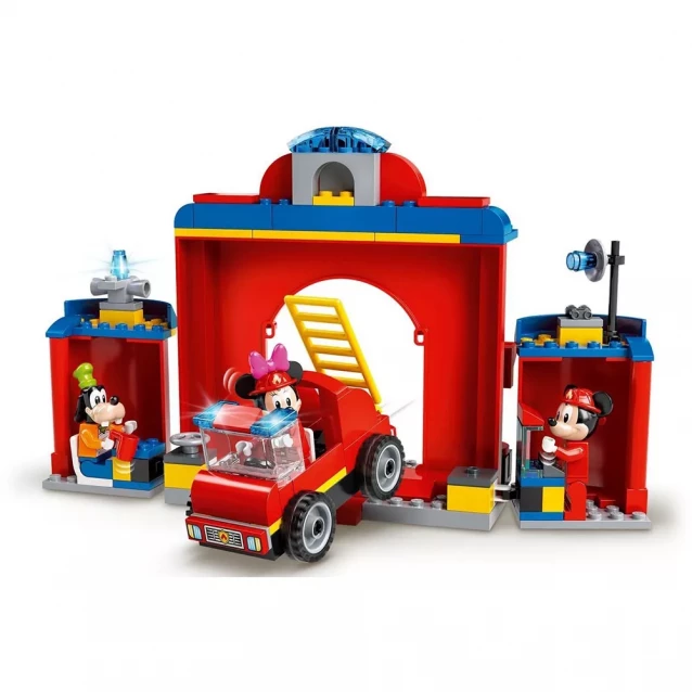 Конструктор LEGO Пожежне Депо Й Машина Міккі І Його Друзів (10776) - 5