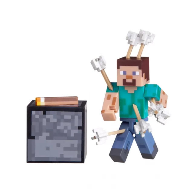 Колекційна фігурка Minecraft Steve with Arrow серія 4 - 1