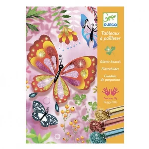 Художественный комплект DJECO Блестящие бабочки (DJ095003) детская игрушка