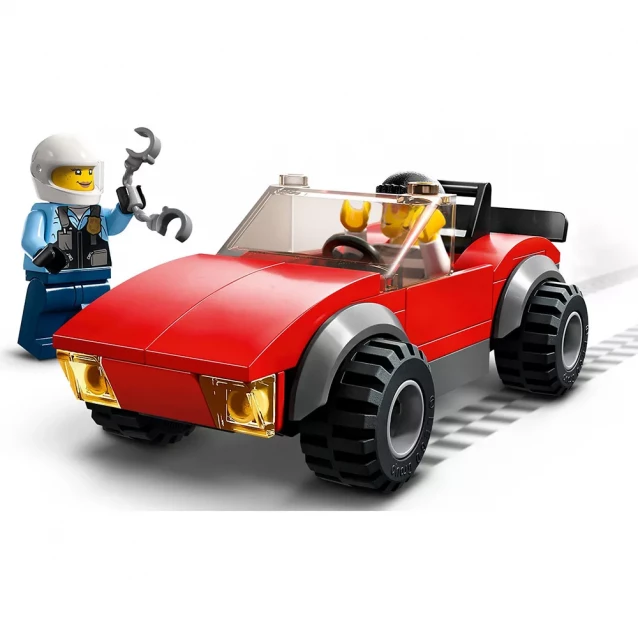 Конструктор LEGO City Преследование автомобиля на полицейском мотоцикле (60392) - 4