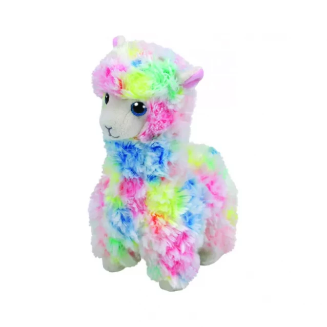 Дитяча іграшка м’яконабивна TY Beanie Babies 41217 Різнобарвна лама "Lola" 15см - 1
