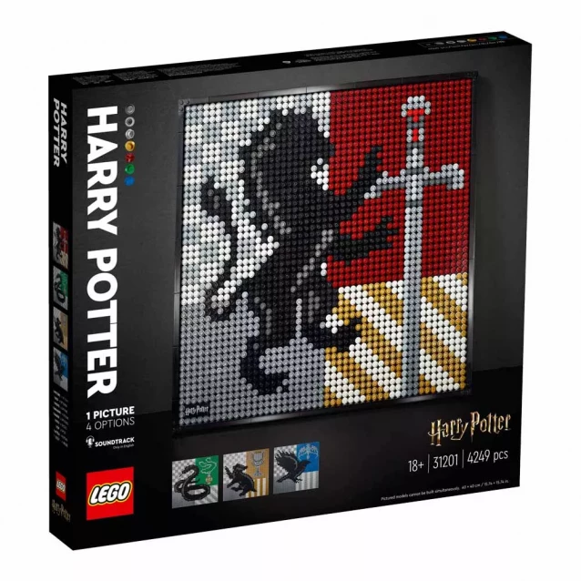 Конструктор LEGO Art Гарри Поттер Гербы Хогвартса (31201) - 1