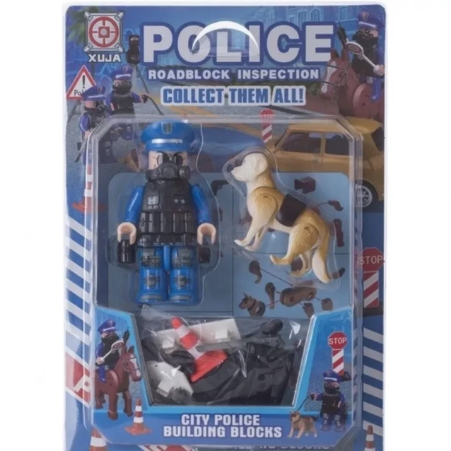 Space Baby Іграшковий набір фігурка-конструктор з аксесуарами серії Police в асортименті SB1012 - 3