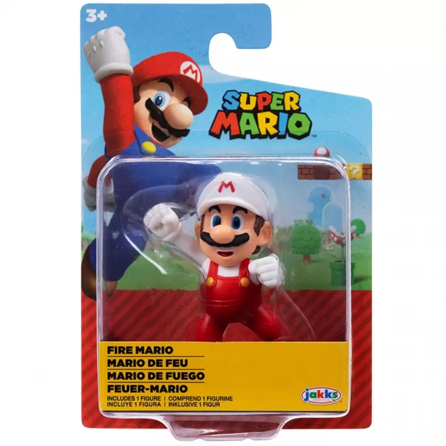 Фігурка з артикуляцією Super Mario Вогняний Маріо 6 см (78279-RF1-GEN) - 1