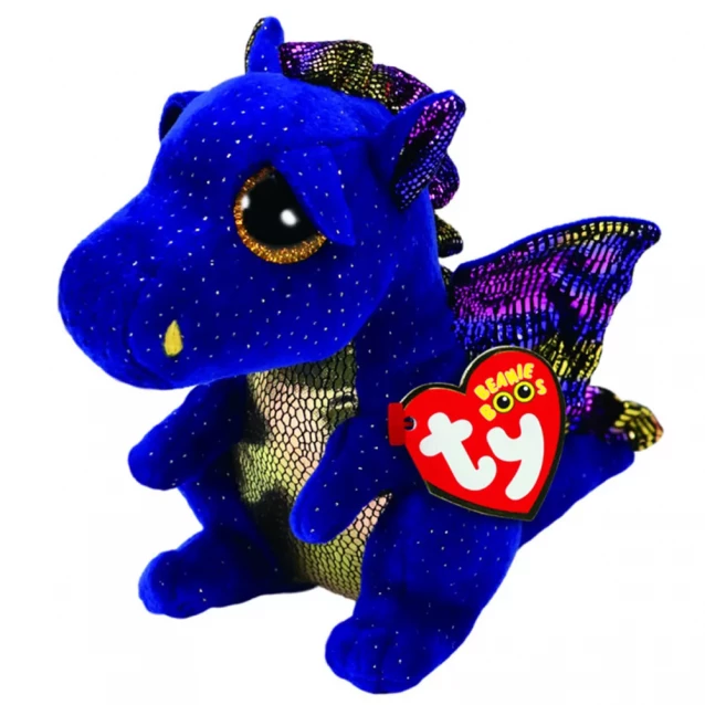 Мягкая игрушка TY Beanie Boo's Дракон Saffire 15 см (36879) - 1