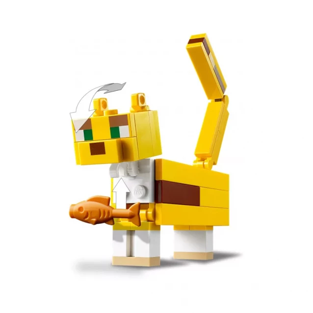 Конструктор Lego Minecraft Великі Фігурки, Кріпер Та Оцелот (21156) - 7