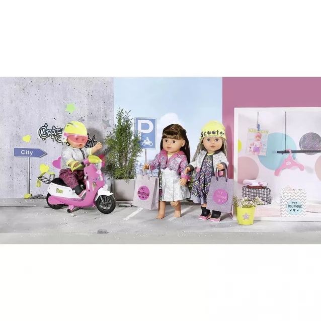 Zapf Набір одягу для ляльки BABY BORN - ПРОГУЛЯНКА МІСТОМ (43 cm) 830222 - 7