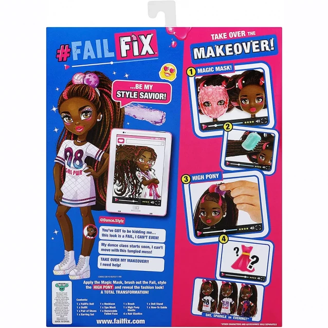 FAILFIX Игровой набор с куклой FAILFIX серии "TOTAL Makeover" - ТАНЦОВЩИЦА - 9
