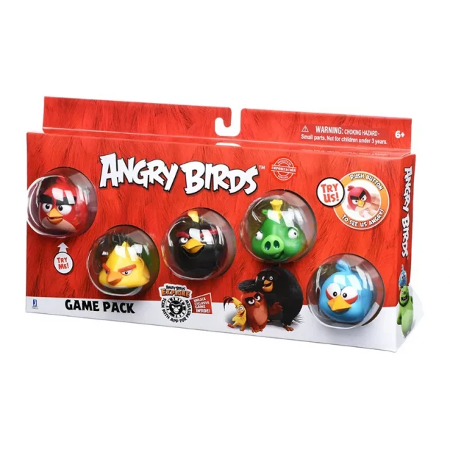 JAZWARES ANGRY BIRDS набір Jazwares Angry Birds ANB Game Pack (Core Characters) - 5