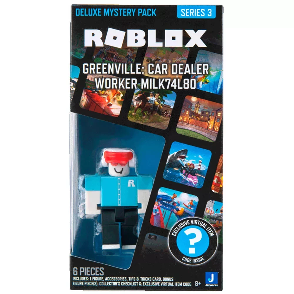 Фигурка Roblox Deluxe Mystery Pack Greenville Car Dealer Worker S3  (ROB0671) купить в интернет магазине с доставкой по Украине | MYplay