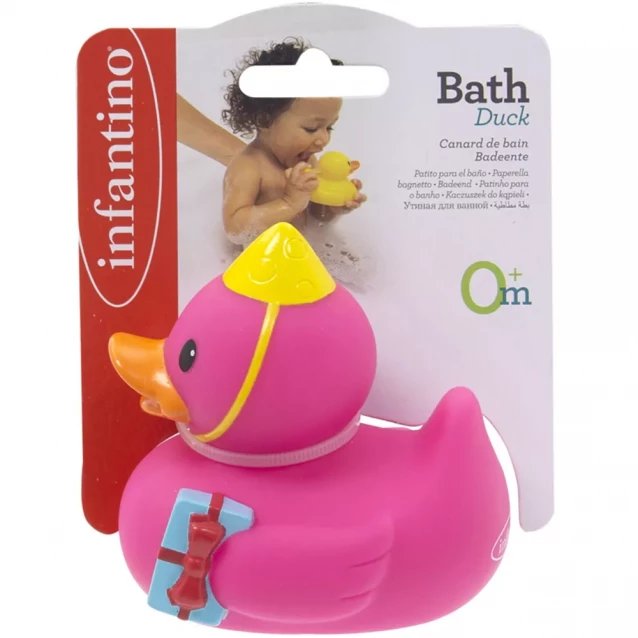 Іграшка для купання Infantino Качечка на вечірці (305113) - 1