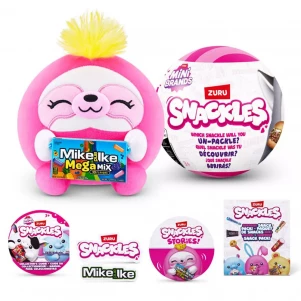 Мягкая игрушка Mini Brands Snackle Линивец с леденцами (77510N2) детская игрушка
