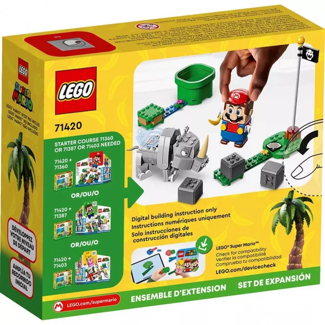Конструктор LEGO Super Mario Рембі-носорог (71420) - 2