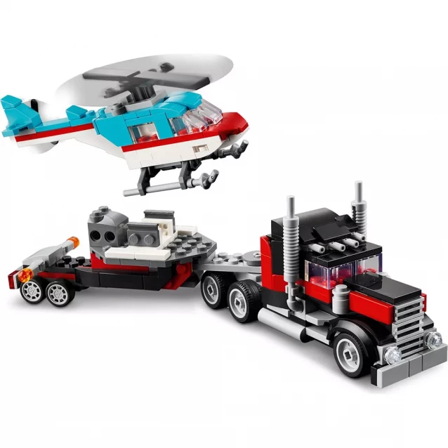Конструктор LEGO Creator 3в1 Бортова вантажівка з гелікоптером (31146) - 4