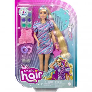 Лялька Barbie Totally Hair – Зоряна красуня (HCM88)  лялька Барбі