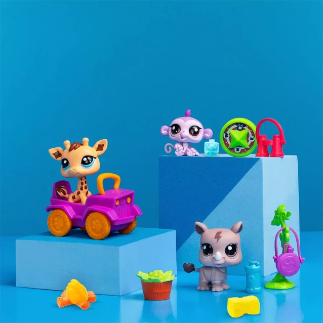Набір фігурок Littlest PetShop Сафарі 3в1 (00524) - 3