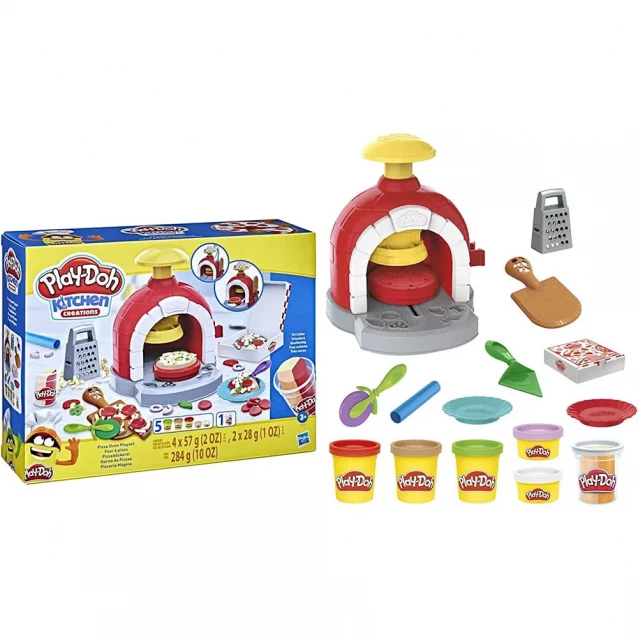 Набор для творчества с пластилином Play-Doh Печем пиццу (F4373) - 1