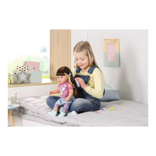ZAPF кукла BABY BORN серии нежные объятия-стильная СЕСТРИЧКА (43 cm, с аксессуарами) - 5