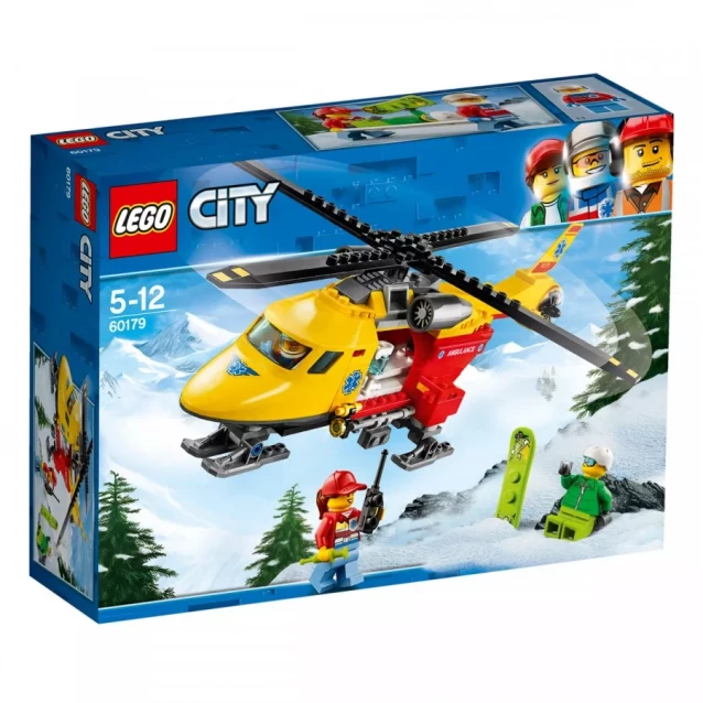 Конструктор LEGO City Гелікоптер Швидкої Допомоги (60179) - 2