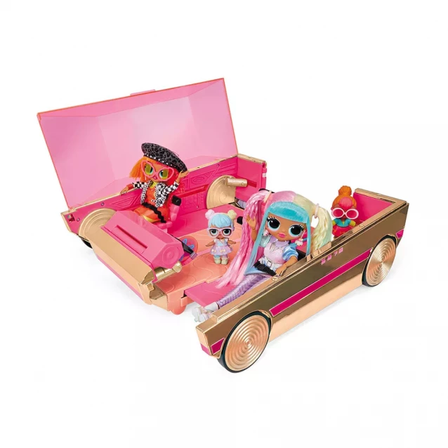 Машинка для куклы L.O.L. Surprise! Вечеркомобиль 3в1 (118305) - 2