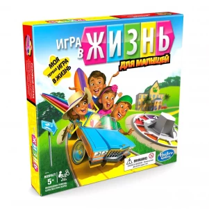 Гра настільна Hasbro Gaming Гра в життя для малюків (E6678) дитяча іграшка