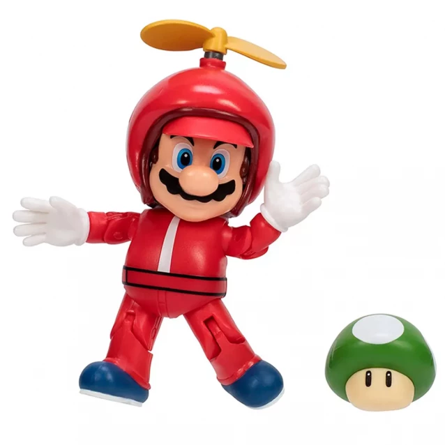 Фігурка з артикуляцією Super Mario Пропелер Маріо 10 см (40827i) - 8