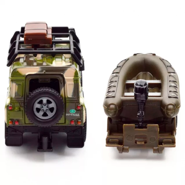 Автомодель TechnoDrive Land Rover Defender Милитари с прицепом и лодкой (520191.270) - 4