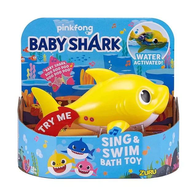 Игрушка для ванны PETS & ROBO ALIVE серии "Junior" - Baby Shark (25282Y) - 1