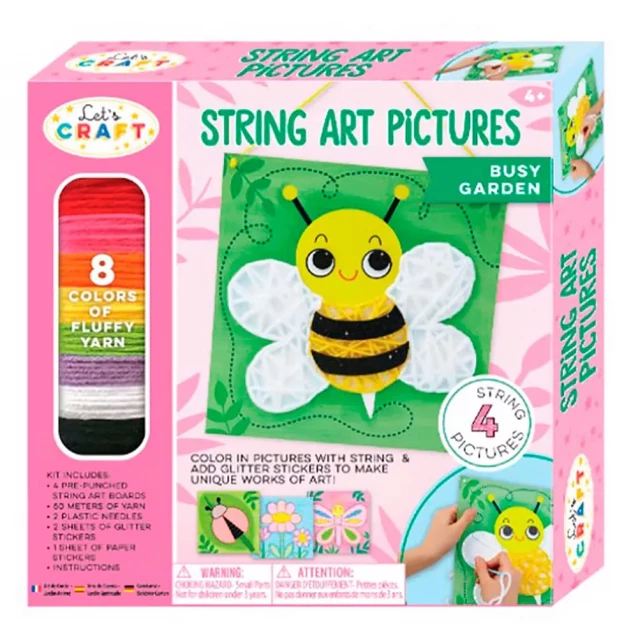 Набор для творчества Let's Craft String Art Цветущий сад (SAP001) - 1