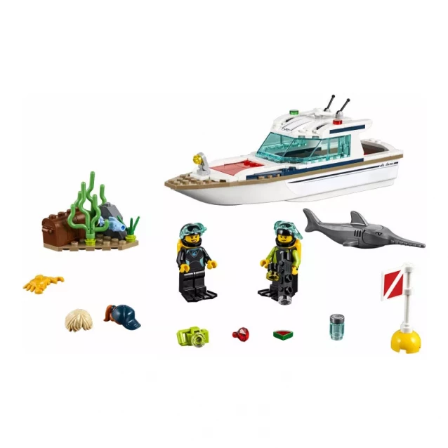 Конструктор LEGO City Яхта Для Дайвінгу (60221) - 4