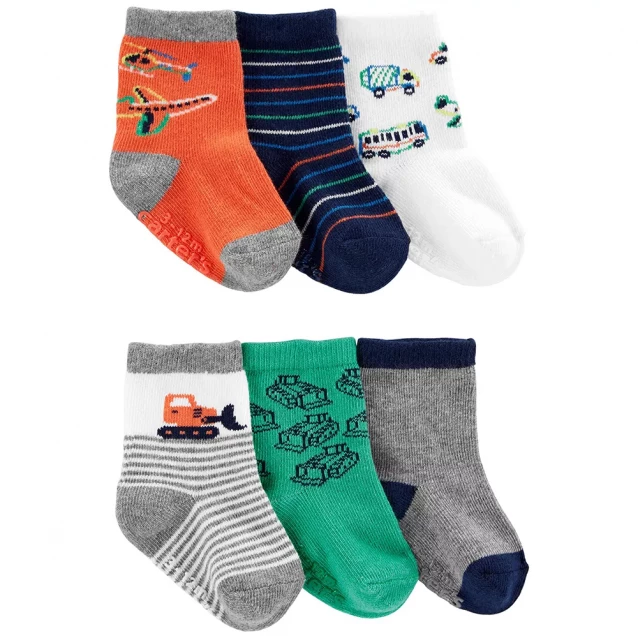 Шкарпетки Carter's для хлопчика 88-105 см 6 шт (2N110610_2T4T) - 1