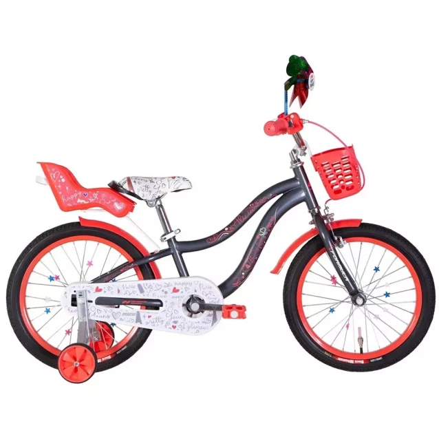 Дитячий велосипед Formula Alicia 18" червоний (OPS-FRK-18-104) - 1