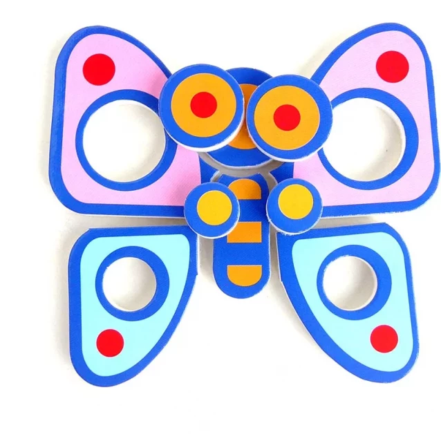 Розумний Папір плоска значок метелика. Серія:Розвиваючі ігри. Матеріали:картон+ізолон - 3