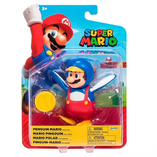 Фігурка з артикуляцією Super Mario Маріо-Пінгвін 10 см (40824i) - 1