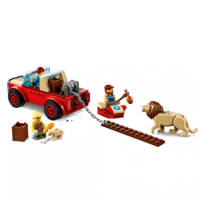 Конструктор LEGO City Позашляховик для порятунку диких тварин (60301) - 7