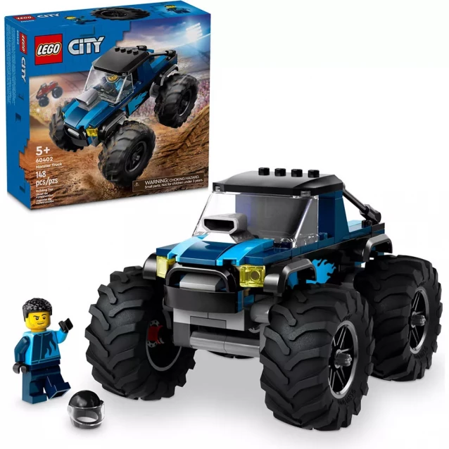 Конструктор LEGO City Синя вантажівка-монстр (60402) - 9