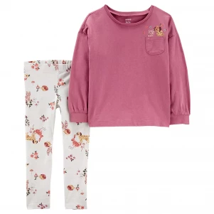 Комплект кофта з довгим рукавом та штани для дiвчинки Carter's 69-72 см (1O030810_9M) - для дітей