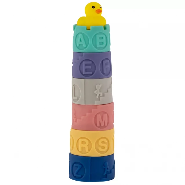 Пирамидка Baby Team Цветная башня (8865) - 1