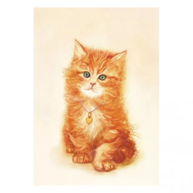 Открытка поздравительная Kinza Рыжий котенок (FZ002) - 3