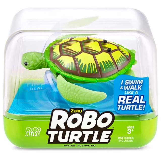 Інтерактивна іграшка Pets & Robo Alive Робочерепаха Зелена (7192UQ1-4) - 1