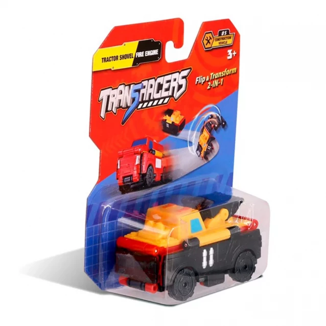 Машинка 2 в 1 Transracers Экскаватор & Пожарная машина (YW463875-14) - 3