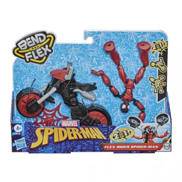 Фигурка Spider Man Человек-паук с мотоциклом (F0236) - 3