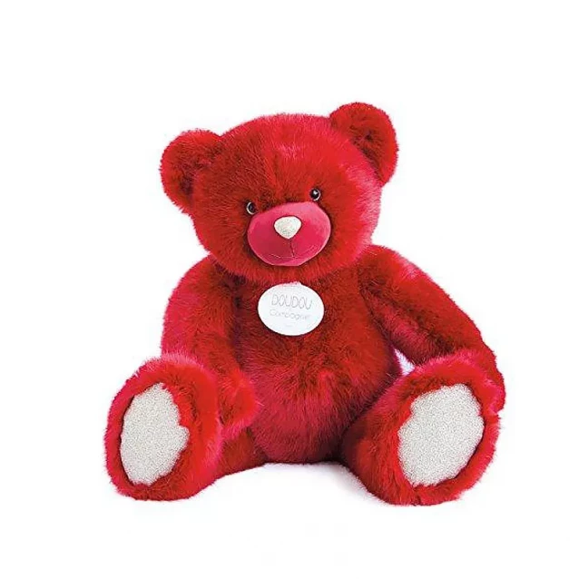 М'яка іграшка DOUDOU Ведмедик червоний 80 см (DC3414) - 1