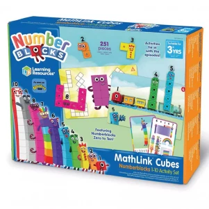 Навчальний iгровий набір LEARNING RESOURCES серії "Numberblocks" – ВЧИМОСЯ РАХУВАТИ  (Mathlink® Cubes) дитяча іграшка