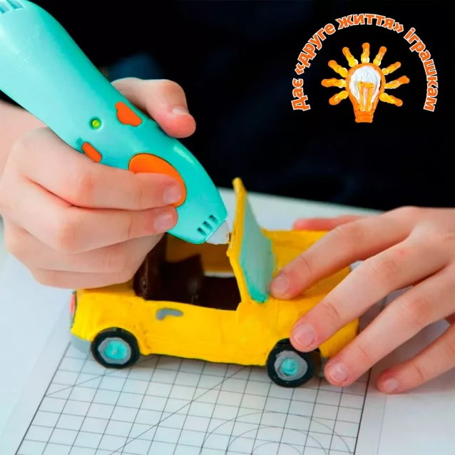 Стрижні для 3D-ручки 3Doodler Start Мікс 75 шт: помаранчевий, жовтий, зелений (3DS-ECO-MIX2-75) - 6