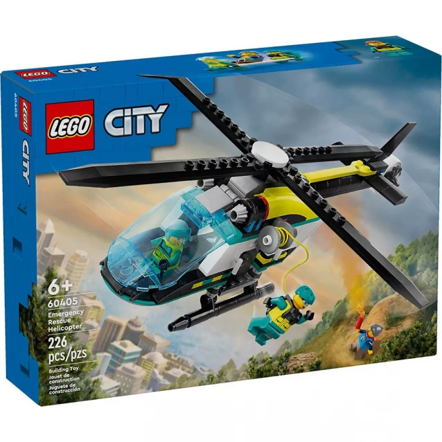 Конструктор LEGO City Гелікоптер аварійно-рятувальної служби (60405) - 1